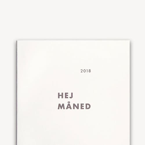2018 B5 Monthly Planner